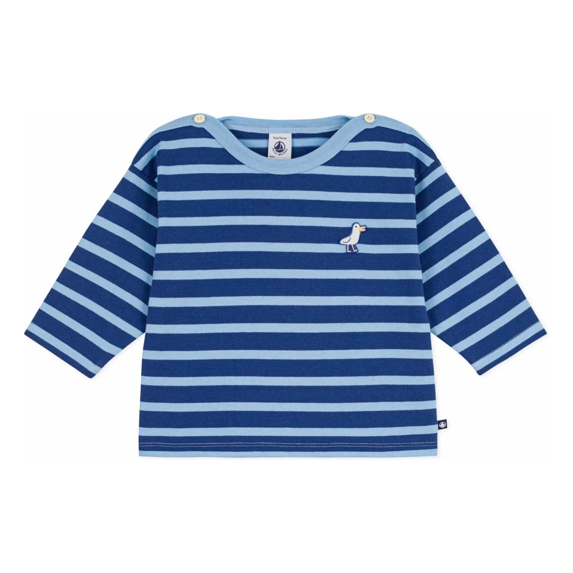 Petit Bateau - Camiseta Gaviota | Azul