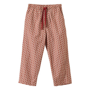 Caramelo - Leda Pantalón Geométrico | Rojo teja