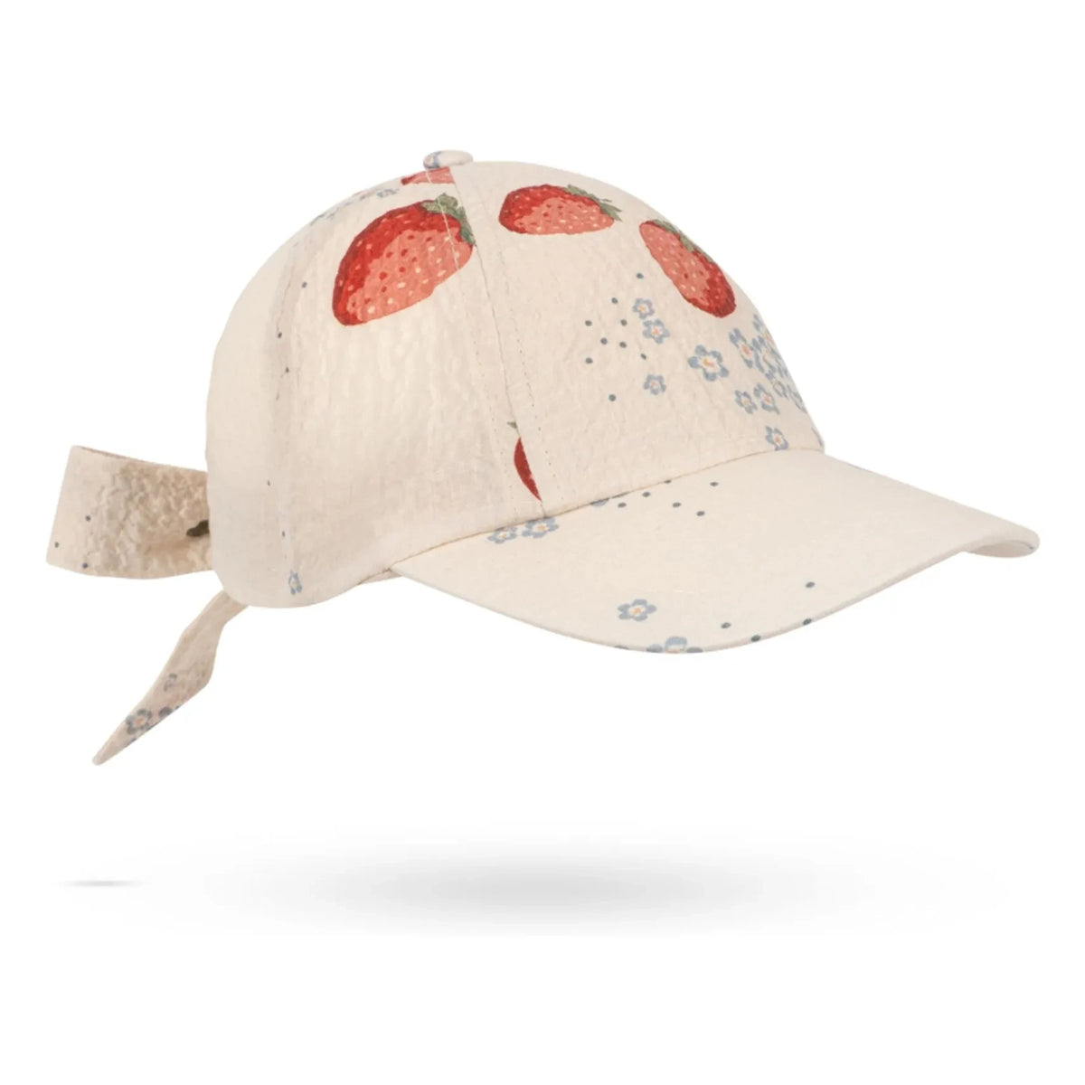Konges Sløjd - Gorro de algodón orgánico Ava Strawberry | Beige