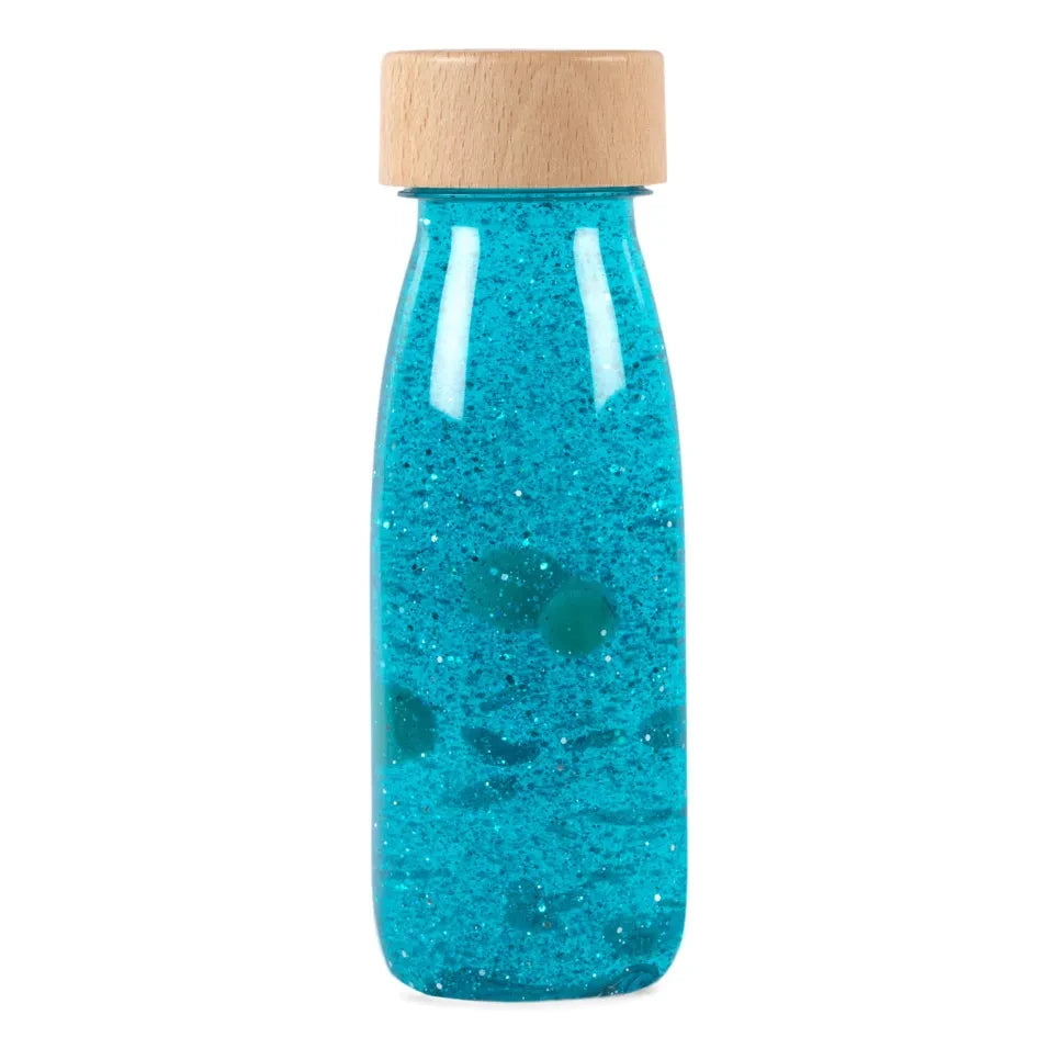 Petit Boum - Botella sensorial | Turquesa