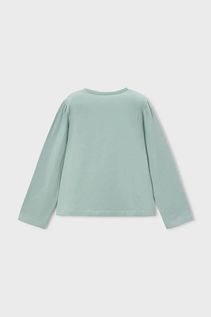 Blusa de manga larga de algodón para niños Mayoral