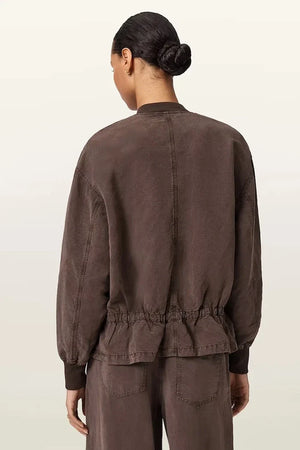 Bomber de lino para mujer AllSaints SOFI