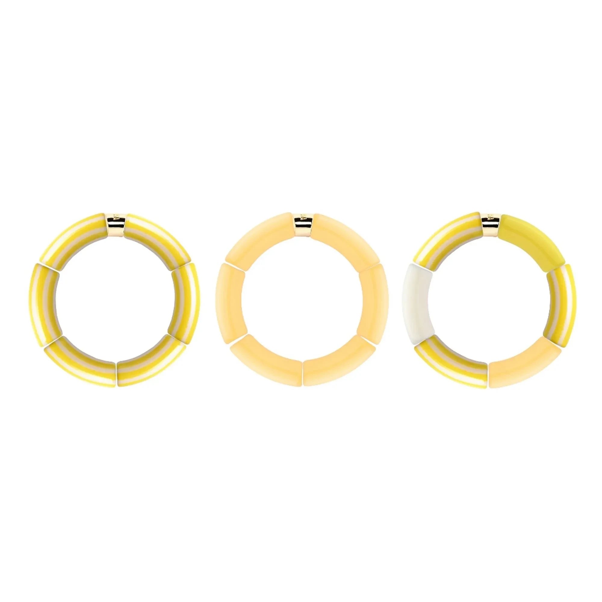 Parabaya - Pulsera Riviera Amarilla 3 | Amarillo