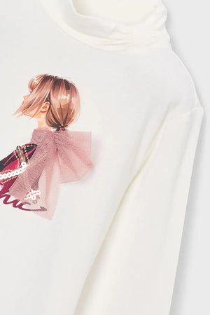 Blusa Mayoral de manga larga viscosa para niños