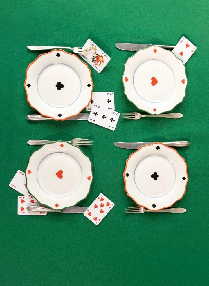&Klevering - Kalp ve Yonca Tabaklar - 2'li Set