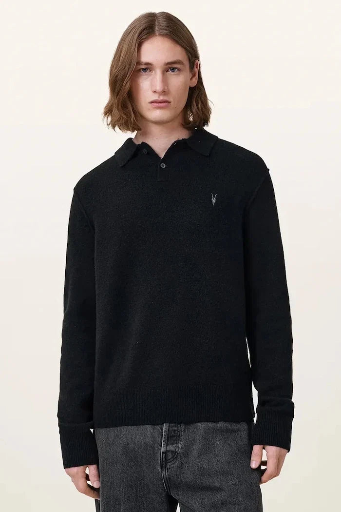 AllSaints Jersey de Viscosa para Hombre STATTEN