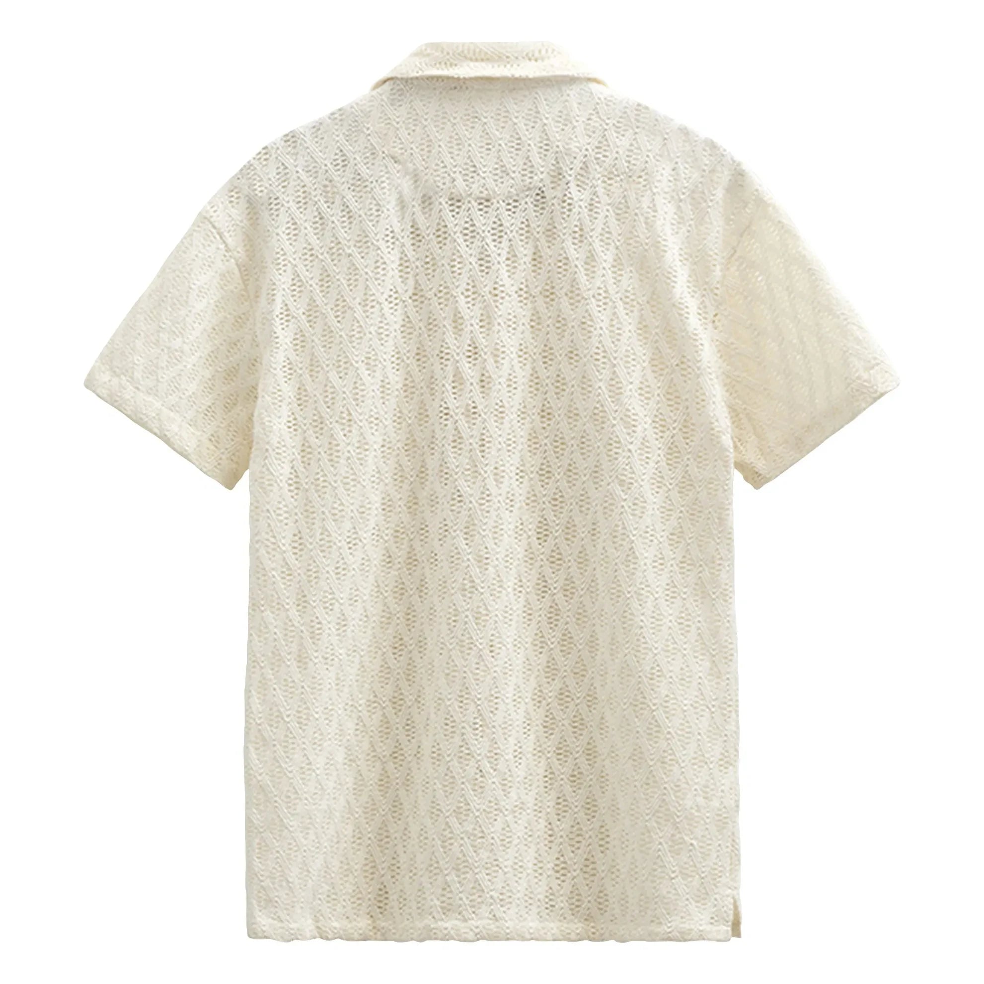 Anerkjendt - Camisa de encaje Akleander Ao | Beige