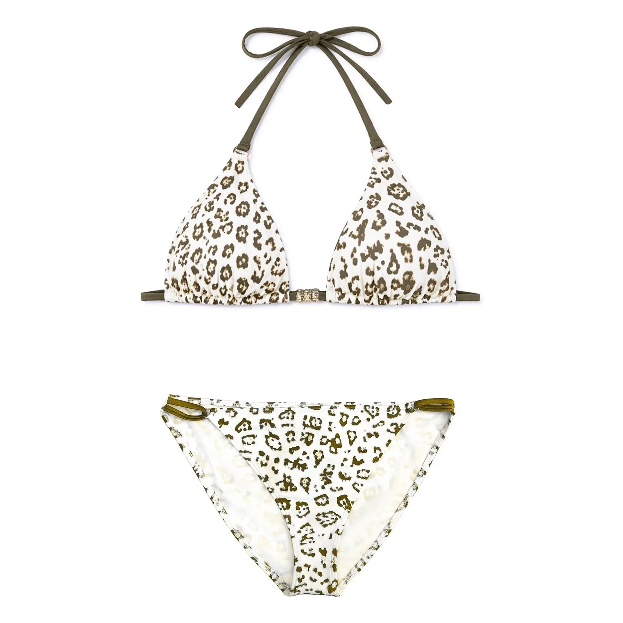 Traje de baño de dos piezas Lison Paris - Savanna Leopard | Crudo