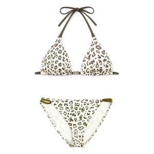 Traje de baño de dos piezas Lison Paris - Savanna Leopard | Crudo