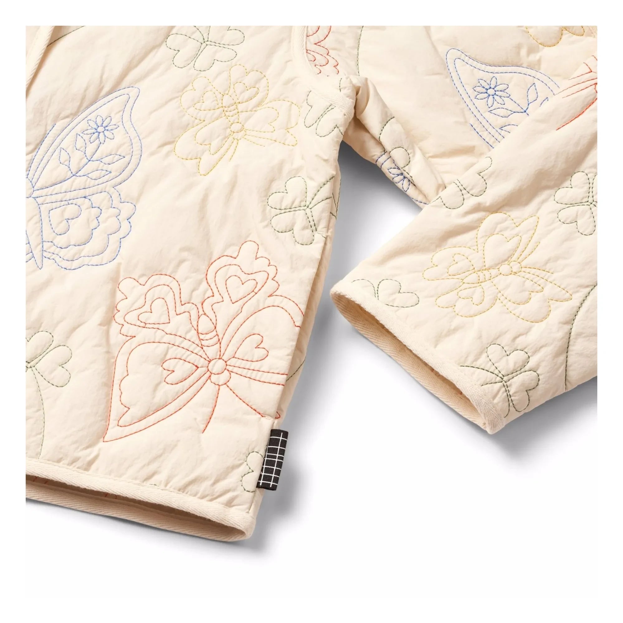 Molo - Chaqueta de fibra reciclada Holly Butterflies | Marfil