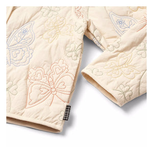 Molo - Chaqueta de fibra reciclada Holly Butterflies | Marfil