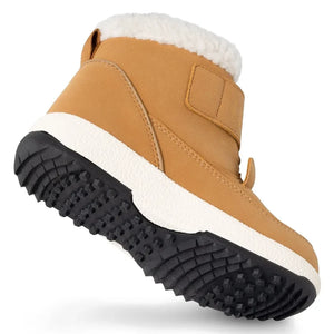 Liewood - Barley Bear Botas con forro de felpa fabricado con fibras recicladas | Caramelo