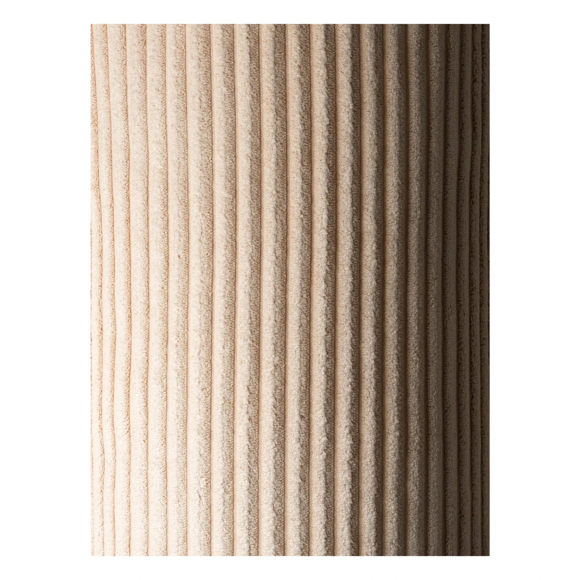 Wigiwama - Puf de terciopelo | Beige