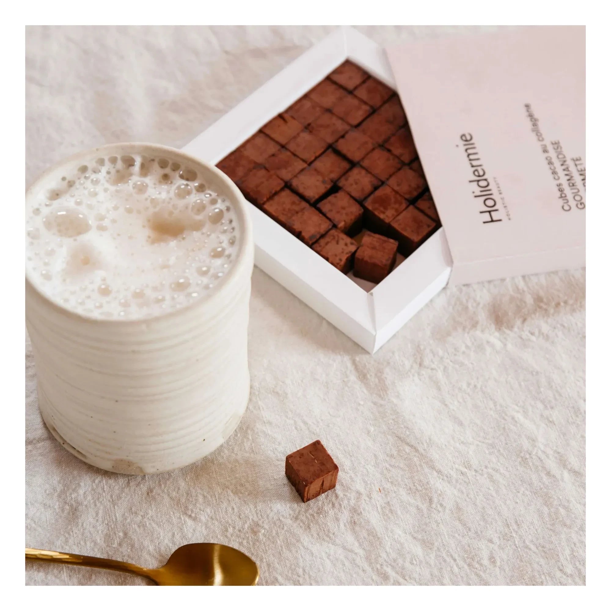 Holidermie - Cubo de Cacao con Colágeno - 135g