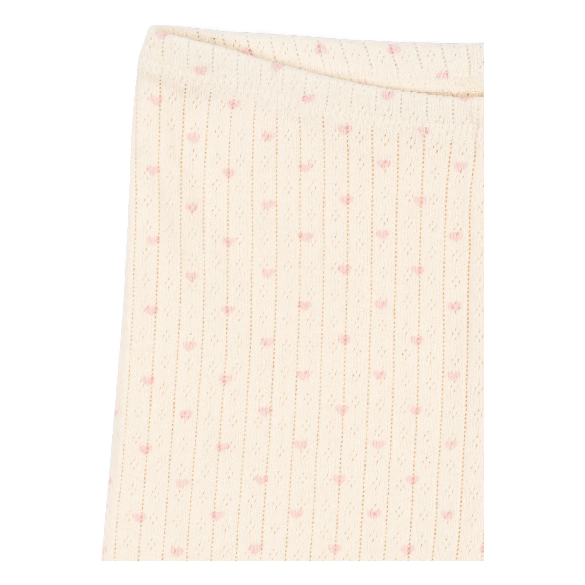 Konges Sløjd - Shorts de ciclista de algodón orgánico Minnie Hearts | Crudo