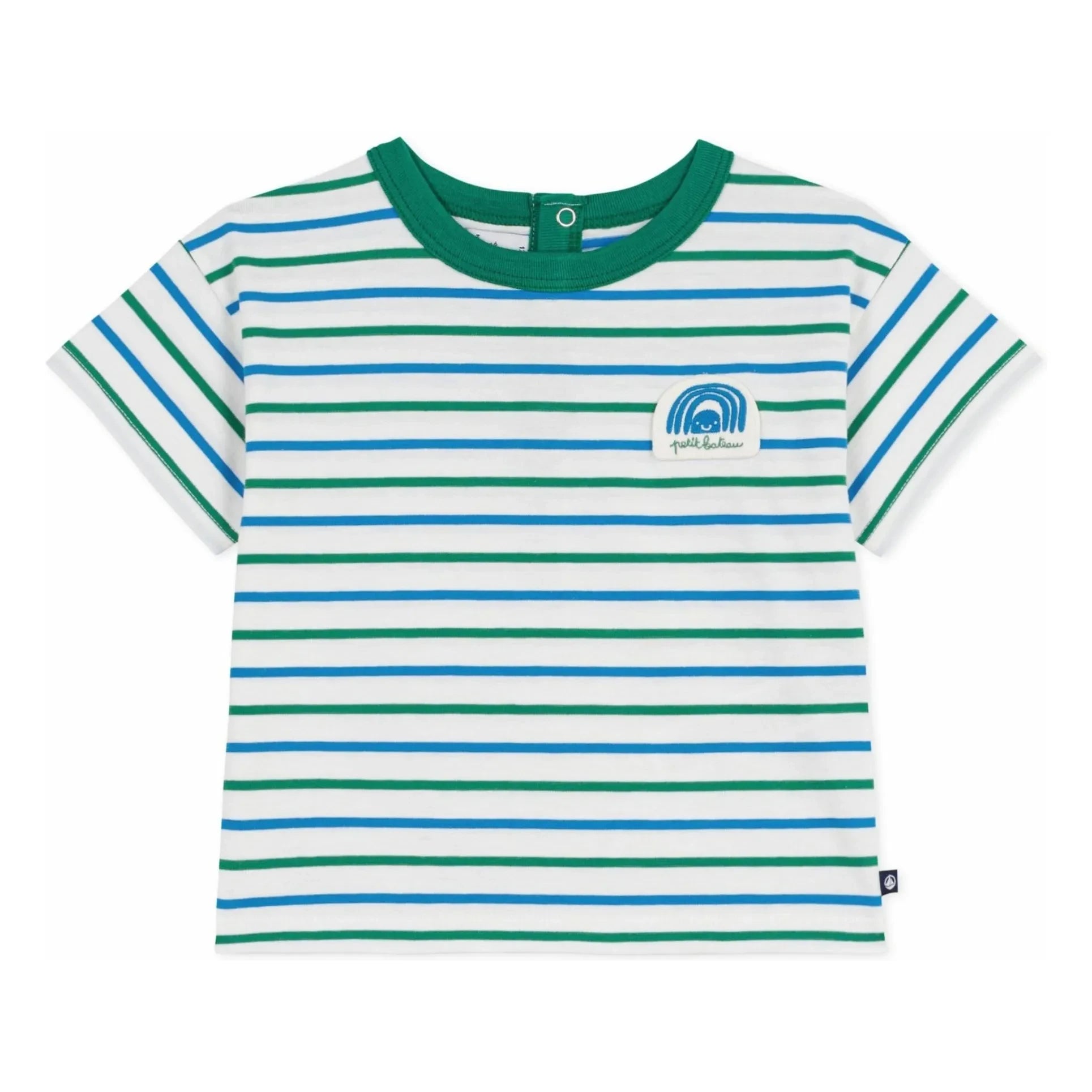 Petit Bateau - Camiseta Rayas | Blanco
