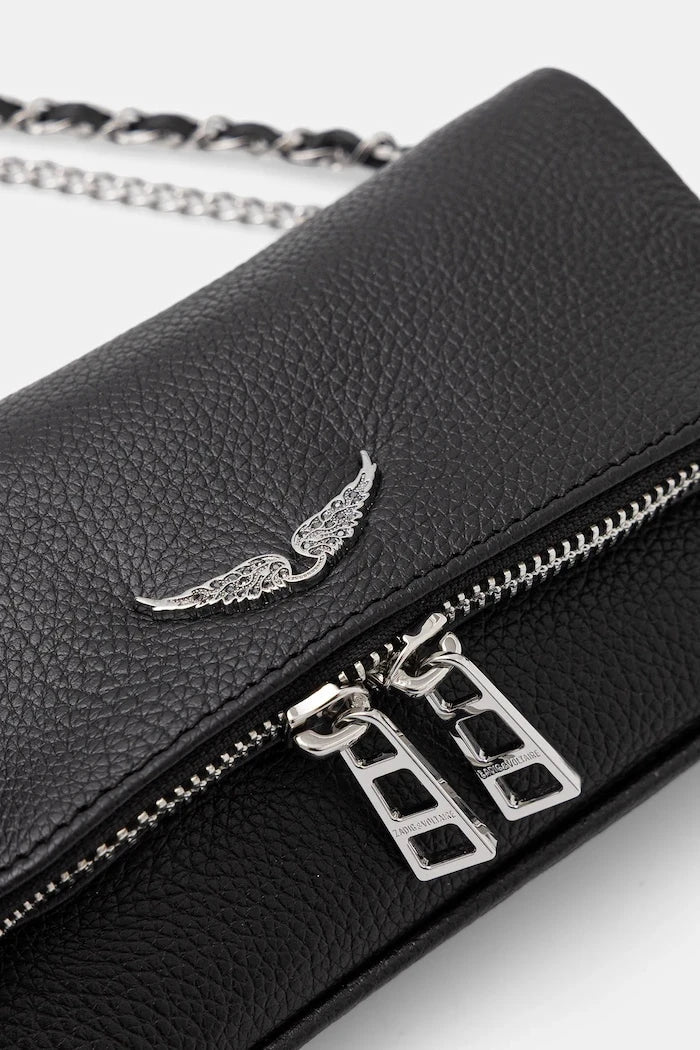 Bolso de piel ZADIG&VOLTAIRE ROCK NANO GRAINED LEATHER