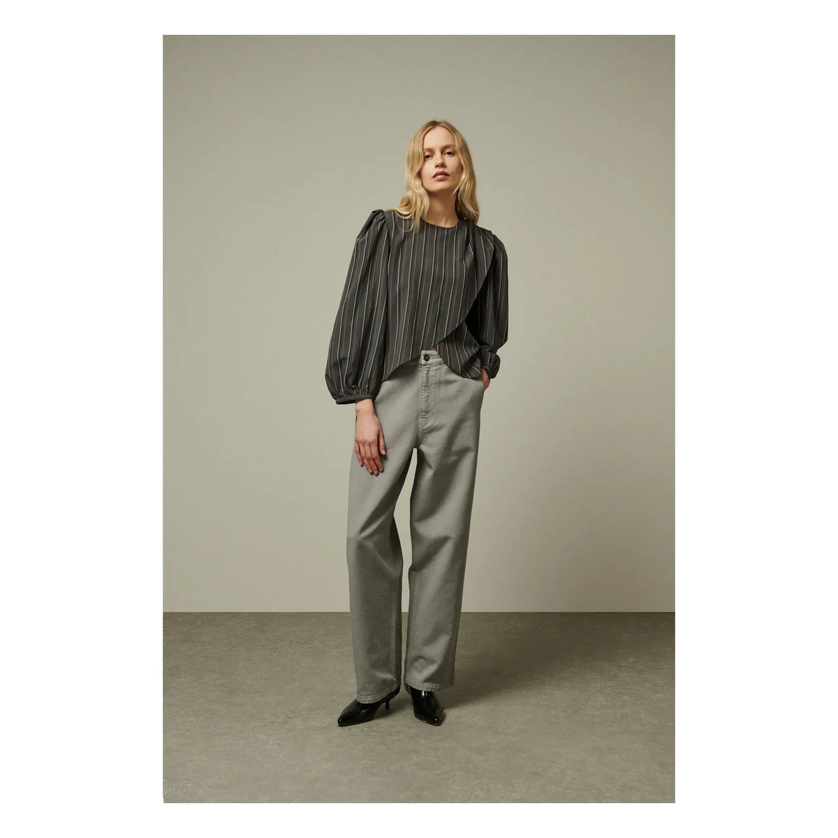 BELLEPIECE - Carry Coton pantolon | Gri