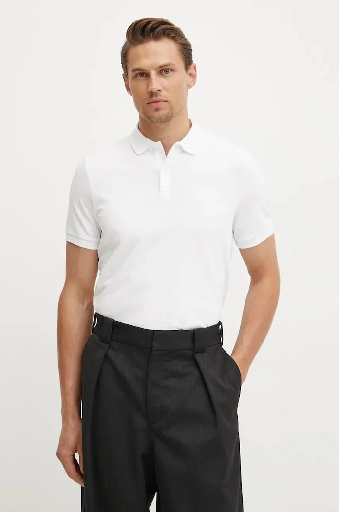 Camiseta de hombre Marc O'Polo de algodón y elastano con cuello