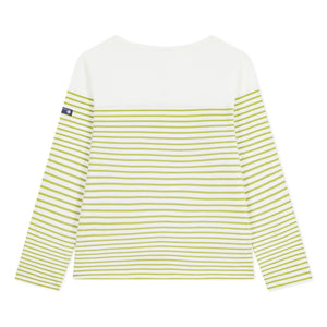Petit Bateau - Camiseta marinera Petit Bateau | Amarillo verde