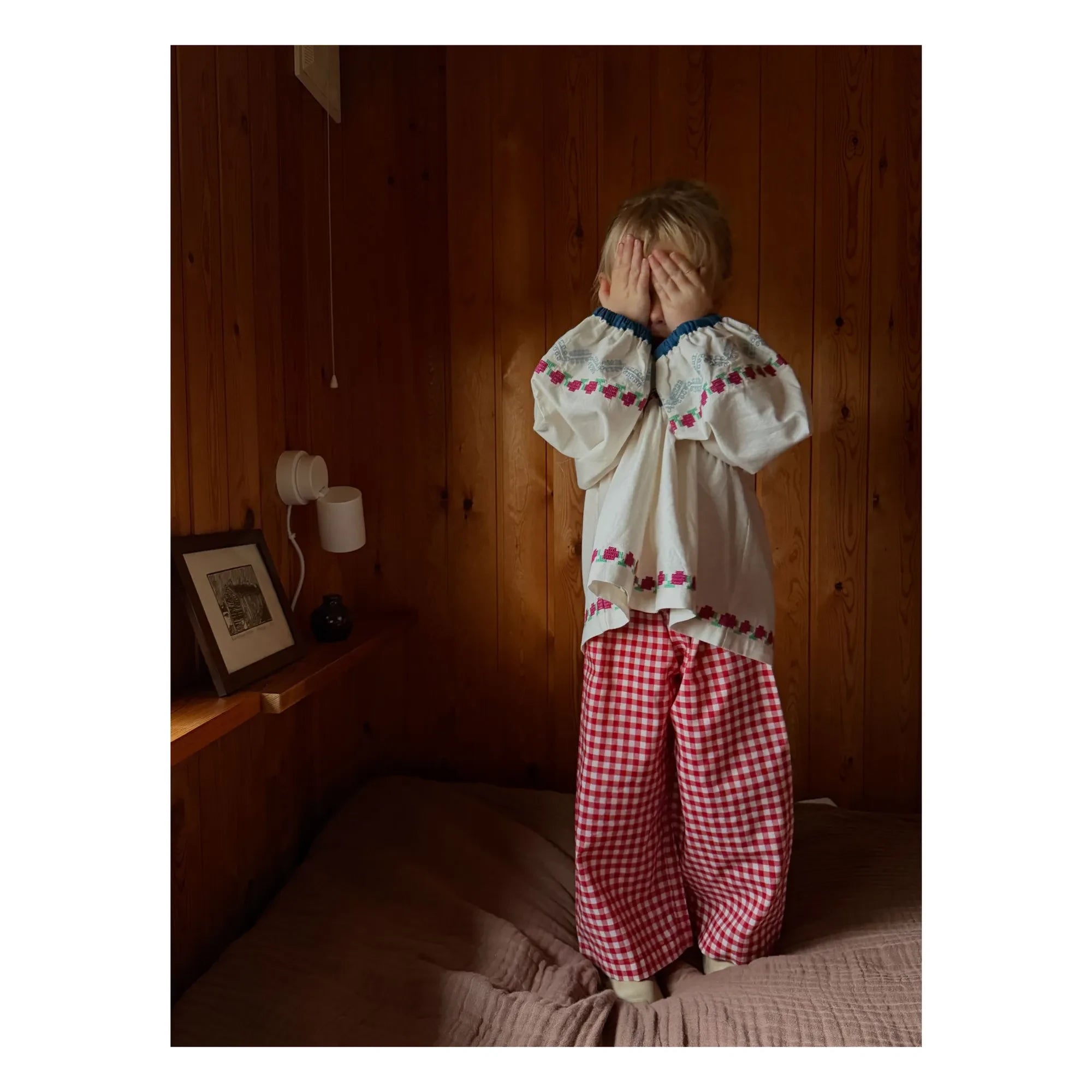 SISSEL EDELBO - Blusa Falka Algodón Orgánico - Colección infantil | Crudo