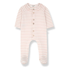 1+ en la familia - Pijamas a rayas Camila | Rosa beige