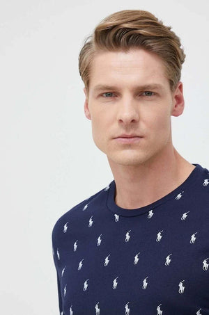 Top de pijama de algodón de manga corta Polo Ralph Lauren