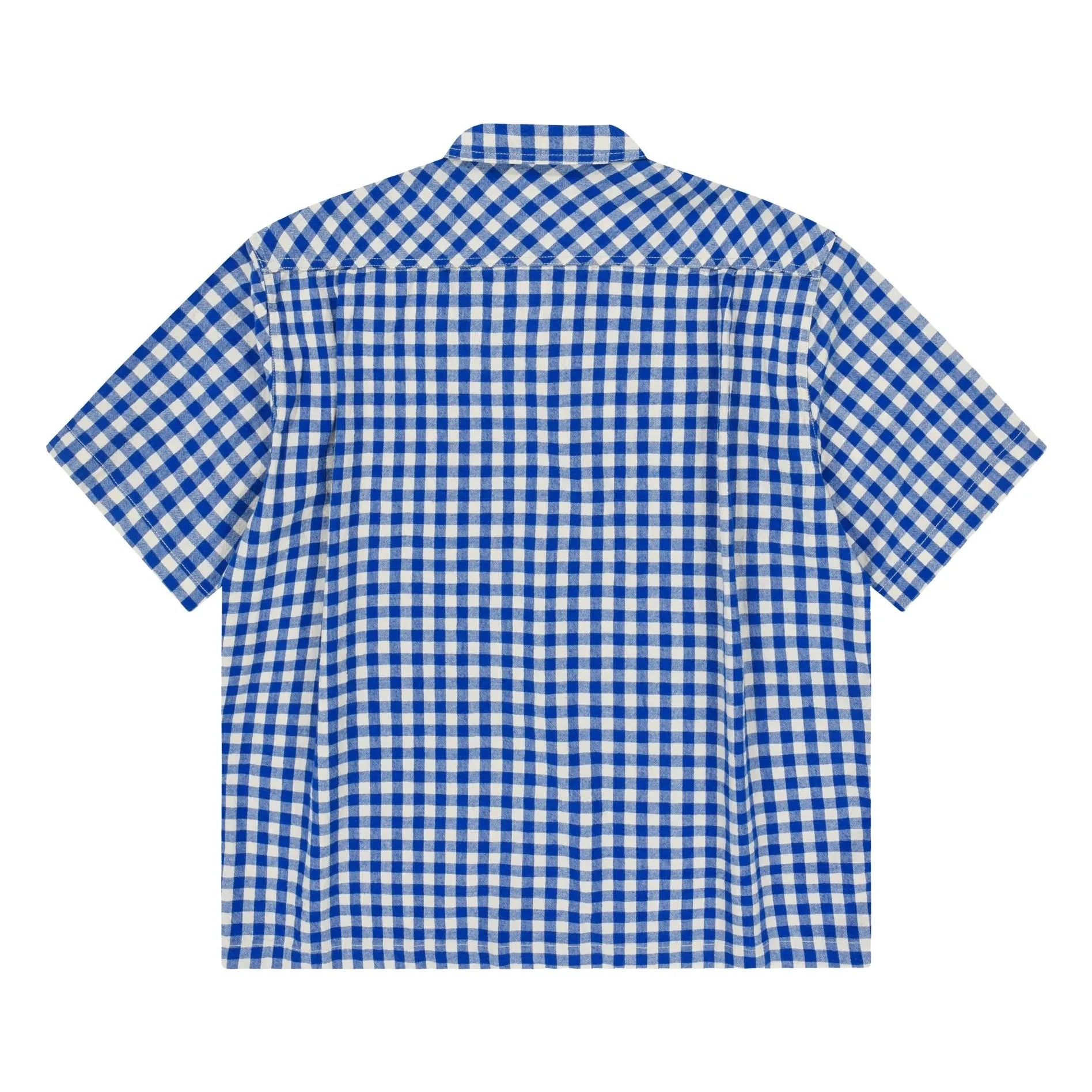 Kappy - Chaqueta de tartán de lino | Azul