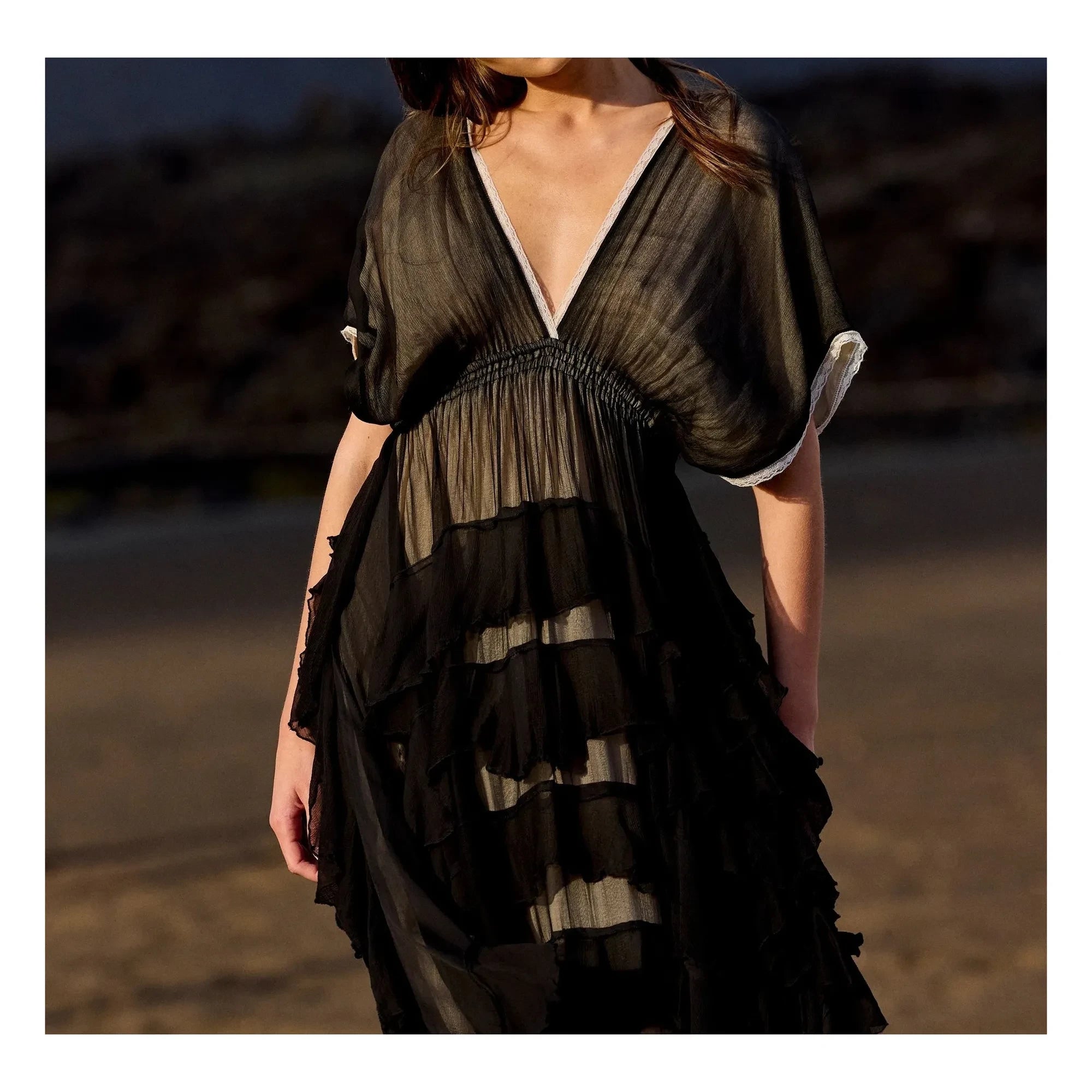 Mes Demoiselles - Vestido Charlotte | Negro