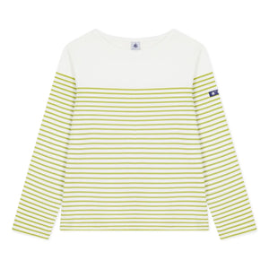Petit Bateau - Camiseta marinera Petit Bateau | Amarillo verde