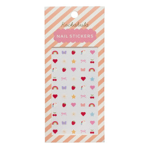Rockahula Kids - Pegatinas de uñas Color Pop | Rojo
