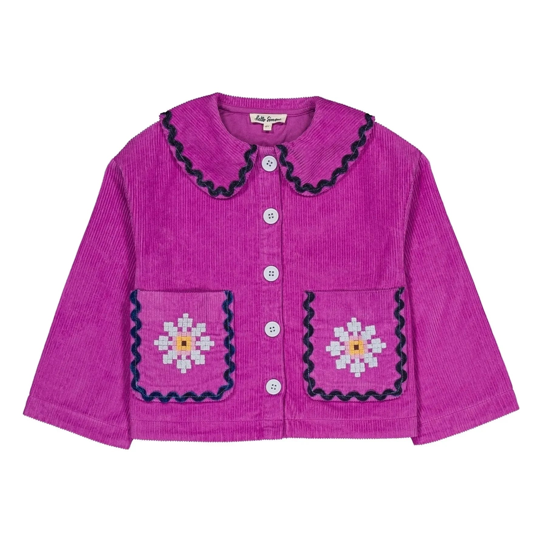 Hola, Simone: chaqueta de terciopelo Duchesse | Rosa
