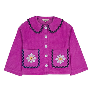 Hola, Simone: chaqueta de terciopelo Duchesse | Rosa
