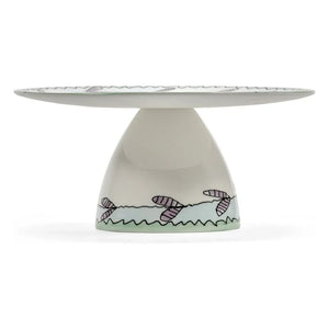 Plato de tarta Serax - Blossom Milk, Marni | Blanco