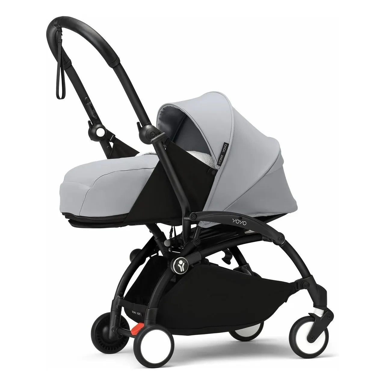 Stokke® - Cochecito YOYO³ completo 0+ y 6+ Chasis negro | Piedra