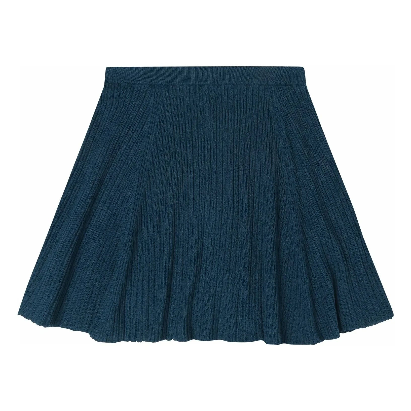 FUB - Falda Pointelle de Punto Fino de Algodón Orgánico | Azul Marino