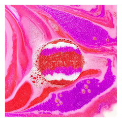 Inuwet - Bomba de baño helado de fresa - 120 g