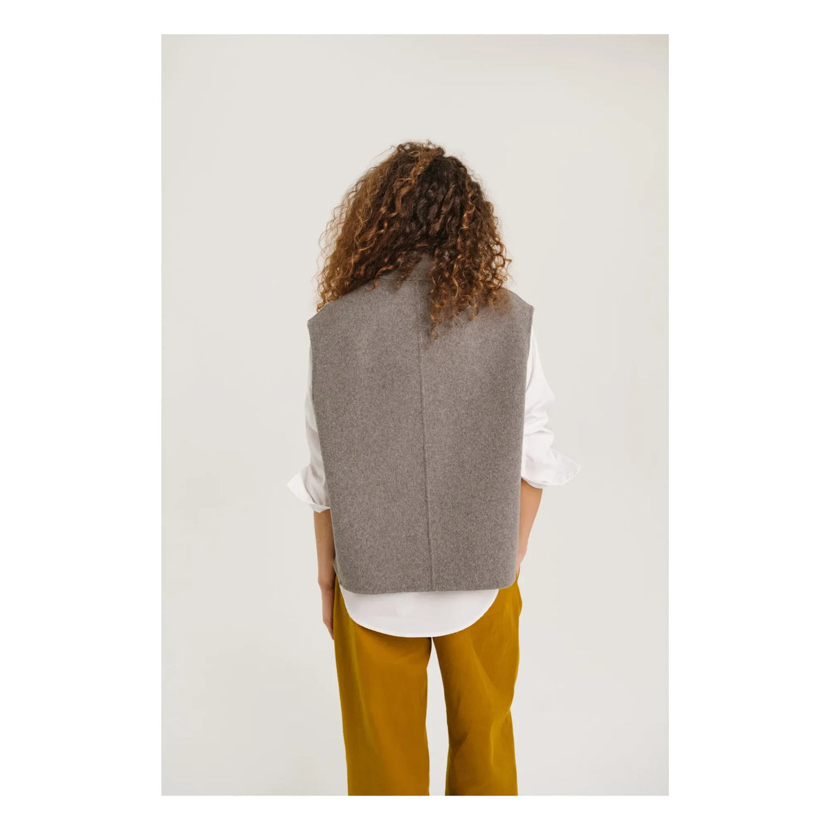 Sacrécoeur - Cárdigan reversible de lana Mireia | Gris