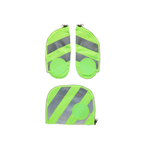 Ergobag - Zip-Set with reflective Stripes Green