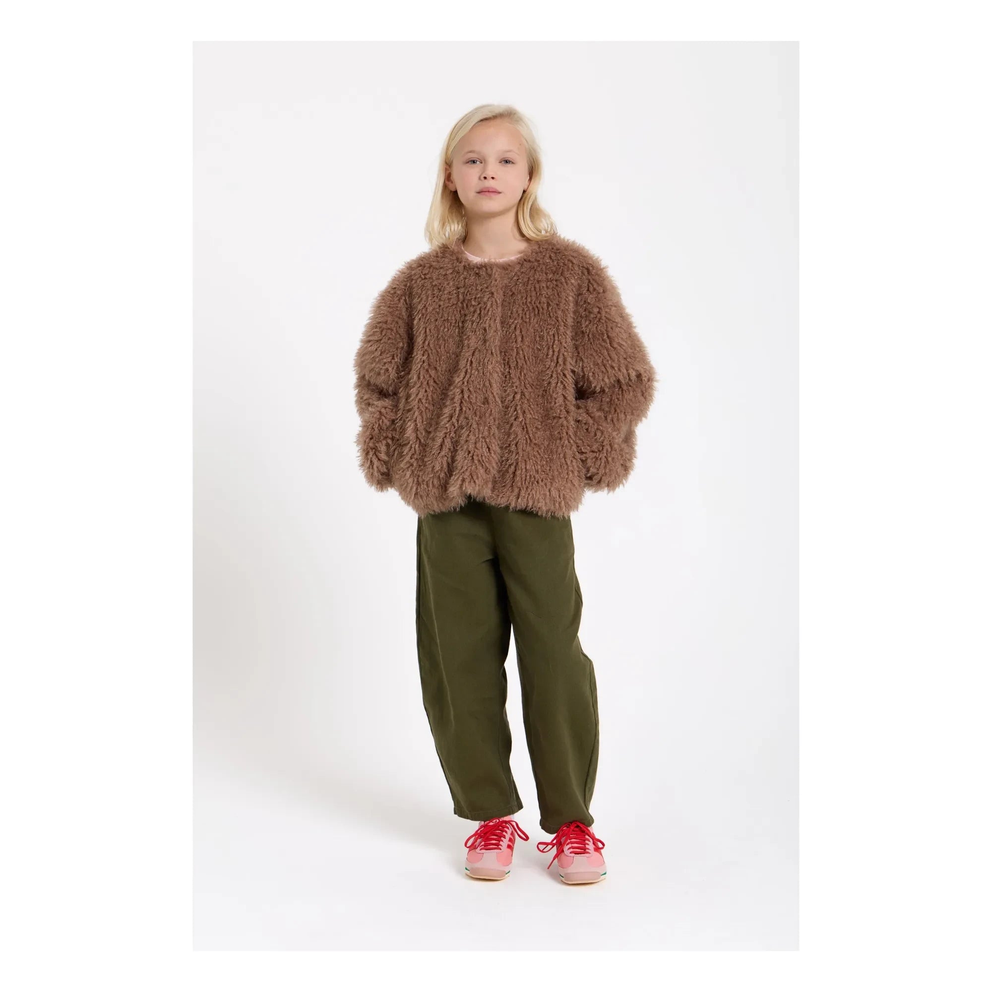 Hundred Pieces - Pantalones Gianna Twill con globos | Caqui