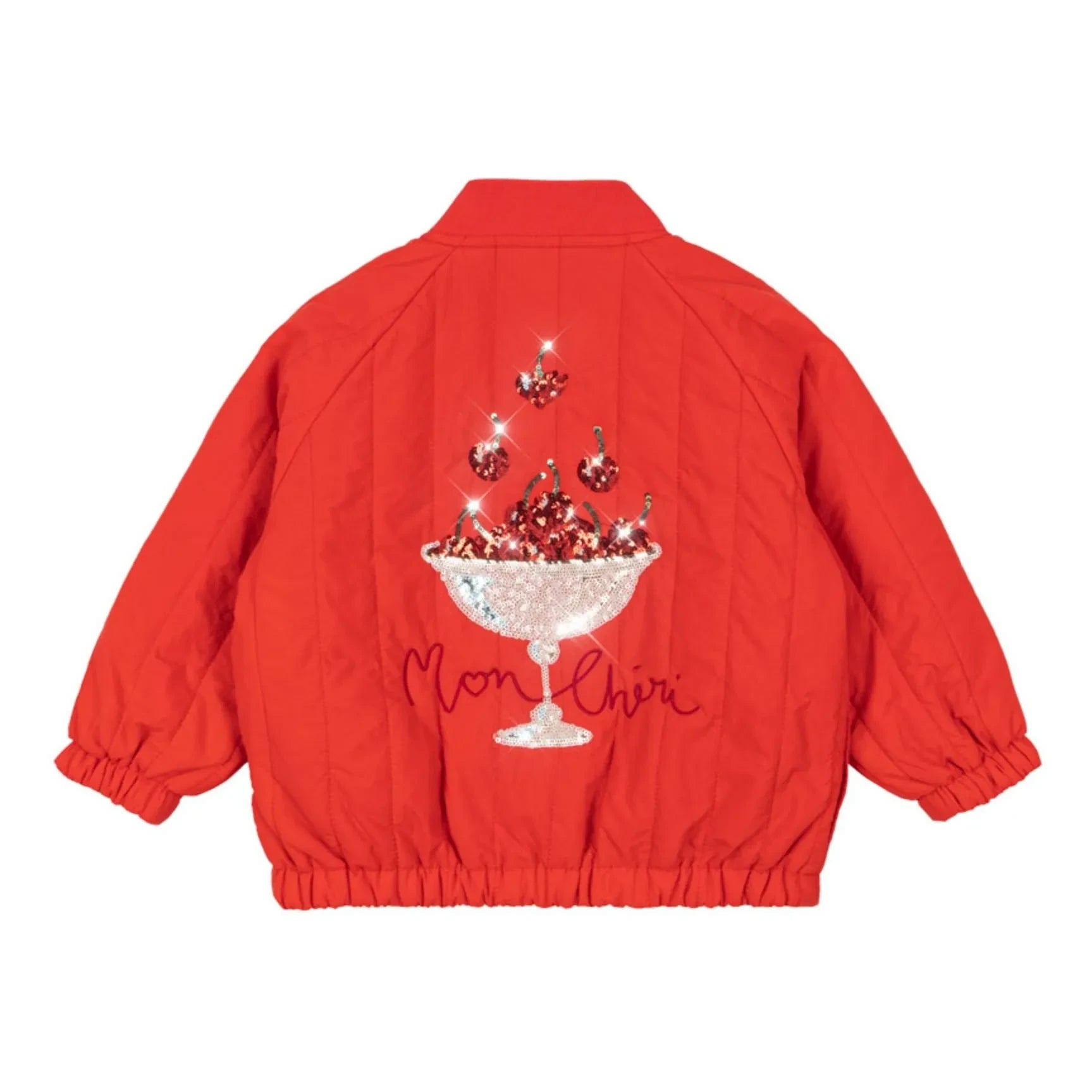 Konges Sløjd - Chaqueta acolchada de lentejuelas Mon Chéri | Rojo