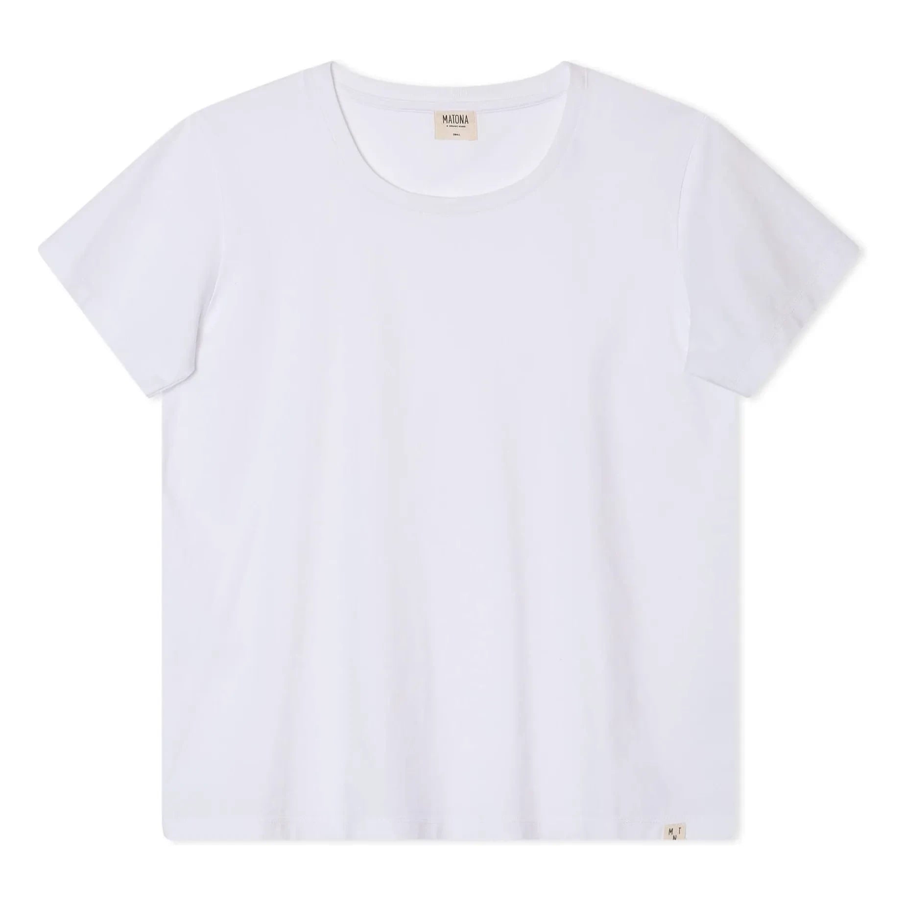 Matona - Camiseta de algodón orgánico Core | Blanco