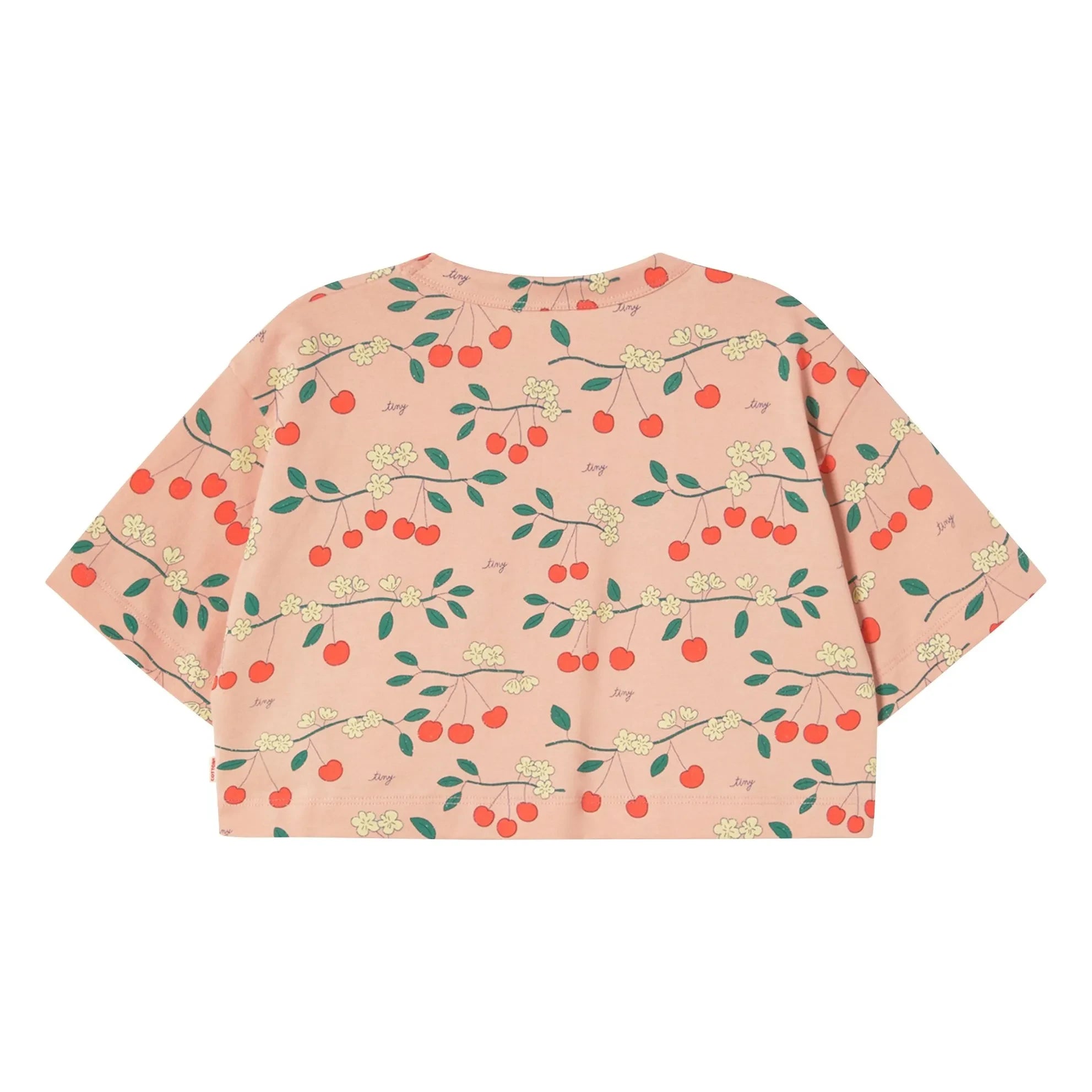 Tinycottons - Camiseta corta Cherry Organic Cotton | Rosa