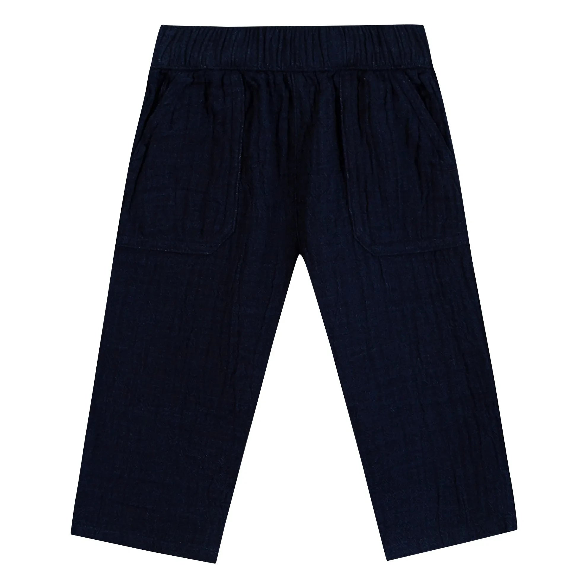 Bonton - Batcha Bebek Pantalón de Gasa de Algodón | Azul Noche