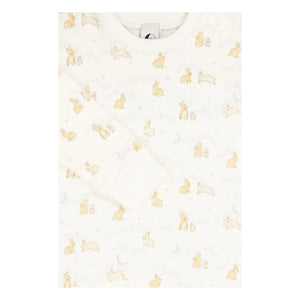 Sleepy Doe - Pijama de conejo de algodón orgánico | Crudo