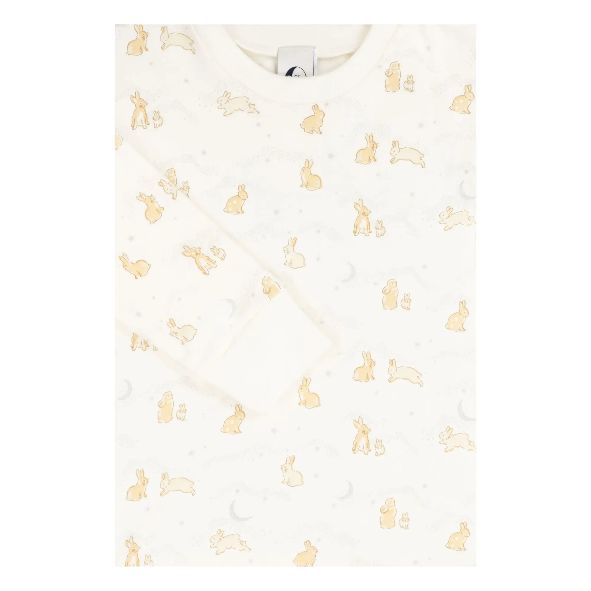 Sleepy Doe - Pijama de conejo de algodón orgánico | Crudo