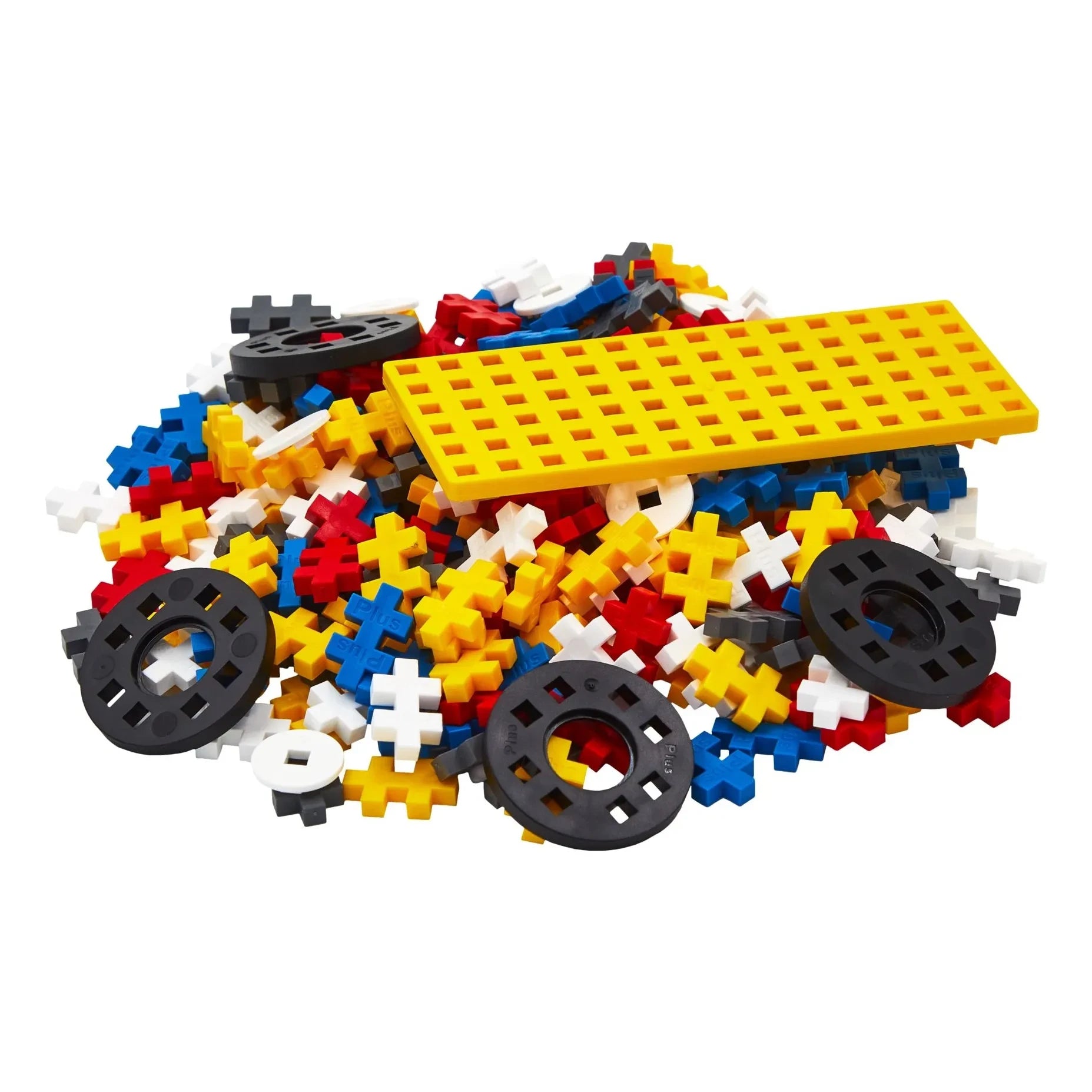 Plus-Plus - Tubo Coche de superhéroe - 200 piezas