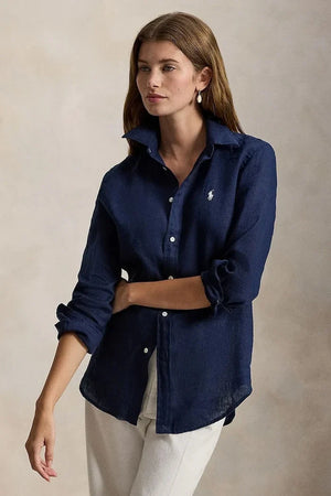 Camisa de lino Polo Ralph Lauren para mujer