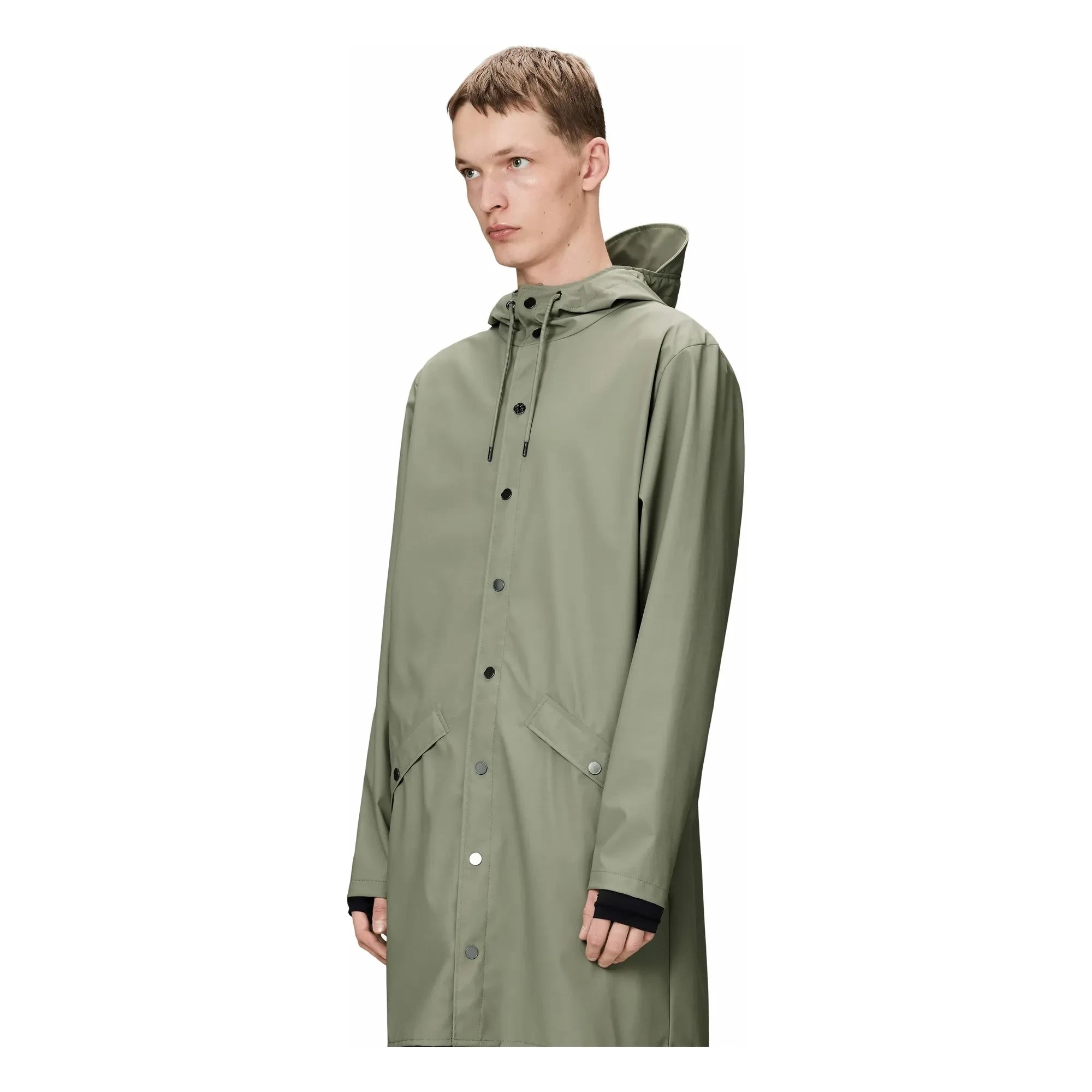 Rains - Gabardina larga W3 | Caqui claro