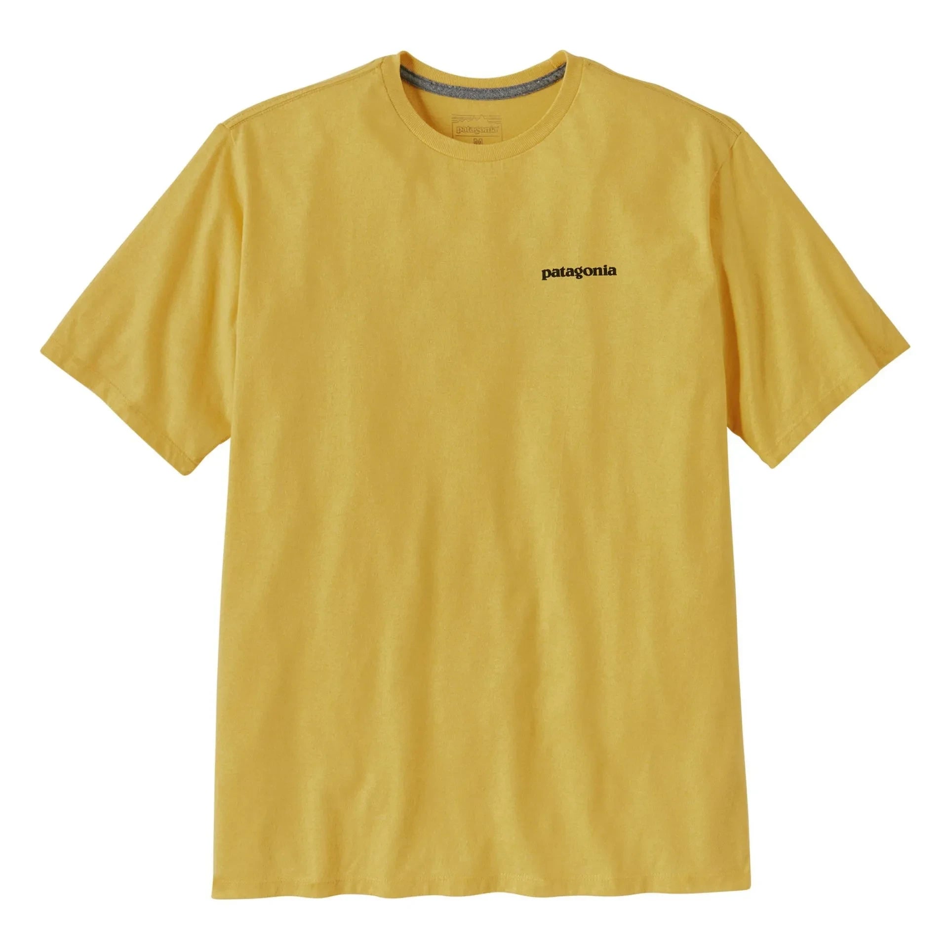 Patagonia - Camiseta P-6 Logo Responsibili Fibras recicladas | Amarillo